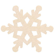 Festive Winter Snowflake Bowl Filler - 1.5"