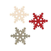 Festive Winter Snowflake Bowl Filler - 1.5"
