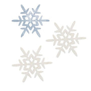 Frosty Winter Snowflake Bowl Filler - 1.5"