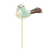 Pastel Sisal Bird with Twiggy Tail Pick  (3 Count Assortment)