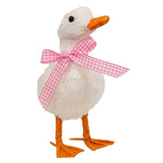 White Sisal Duck - 6.5"H
