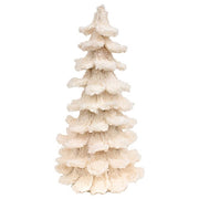 White Sherpa Christmas Tree - 17.5"H