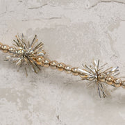 Champagne Bead & Tinsel Garland - 43"L