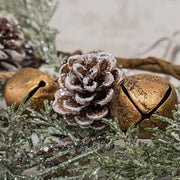 Distressed Gold Jingle Bell Garland