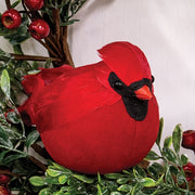 Large Feathered Cardinal Clip