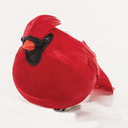 Large Feathered Cardinal Clip