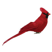 Red Feathered Cardinal Clip - 12"