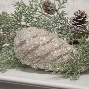 Festive Sparkle Pine Cone Ornament