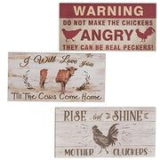 Funny Farm Magnet  (6 Count Assortment)