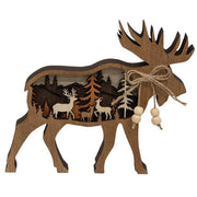 Moose Forest Scene Sitter