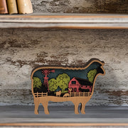 Sheep Farm Scene Sitter