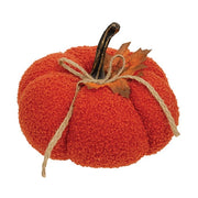Orange Plush Pumpkin - 7.5"