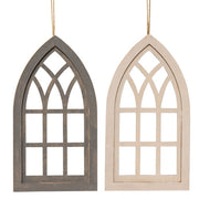 Church Window Ornament  (2 Count Assortment)