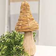 Woven Seagrass Mushroom 12.5"H