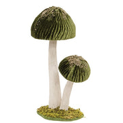 Woodland Green Mushrooms Sitter - Large