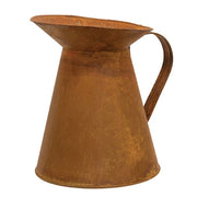 Rusty Tin Pitcher - 7" x 6.5"