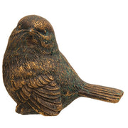 Mini Bronze Finish Resin Bird  (4 Count Assortment)
