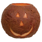 Jack O Lantern Round LED Cake Candle - 5.25" x 4.5"