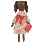 Heather Chocolate Bunny Doll with Easter Egg