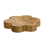 Carved Look Wooden Daisy Tray - 5.5"