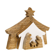 Natural Wood Puzzle Nativity Block