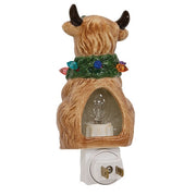 Ceramic Holiday Highland Nightlight