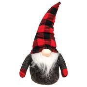Sitting Checkered Gnome Decoration  (2 Count Assortment)