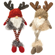 Dangle Leg Reindeer Gnome  (2 Count Assortment)