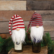 Santa Gnome Bottle Topper  (2 Count Assortment)