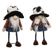 Cowboy & Cowgirl Wobble Gnome  (2 Count Assortment)