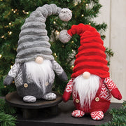 Nordic Red & Gray Ribbed Gnome (2 Count Assortment)