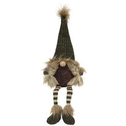 Mr & Mrs Green Knit Dangle Leg Gnome  (2 Count Assortment)