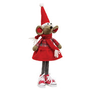 Standing Mouse Boy & Girl with Red Sneakers  (2 Count Assortment)