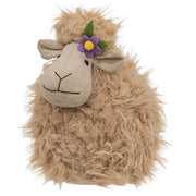 Fluffy Sheep with Flower  (2 Count Assortment)