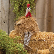 Brown Dangle Legs Fluffy Chicken