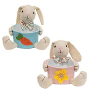 Fabric Bunny Bowl  (2 Count Assortment)