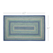 Jolie Jute Rug Rect w/ Pad 36x60