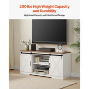 4 Pieces Farmhouse Coffee Table Sets, 40 in Coffee Table with 2 End Tables and 66 in TV Stand, Easy Assembly Living Room Tables Sets with Charging Station, for Office, Living Room & Apartment