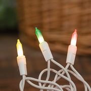 Pastel Mini Lights on White Cord - 35 Ct.