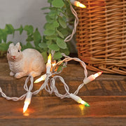 Pastel Mini Lights on White Cord - 35 Ct.