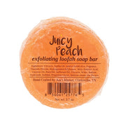 Juicy Peach Exfoliating Loofah Soap Bar