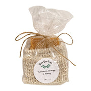Turmeric - Orange & Honey Soap Bar With Sisal Scrub Bag (Set of 2)