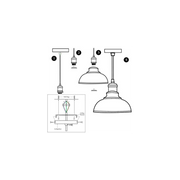 11 Inch Vintage Dome Pendant Light Farmhouse Light Fixtures~1139