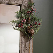 Icy Memories Mixed Pine & Berries Spray - 29"