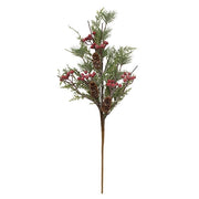 Icy Memories Mixed Pine & Berries Spray - 29"