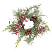 Icy Memories Mixed Pine & Berries Candle Ring - 3.5"