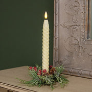 Icy Memories Mixed Pine & Berries Candle Ring - 1.5"
