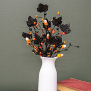 Spooky Candy Corn & Berries Spray - 25.5"
