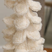 White Sherpa Christmas Tree - 17.5"H