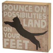 Pounce on Possibilities Box Sign  (4 Count Assortment)